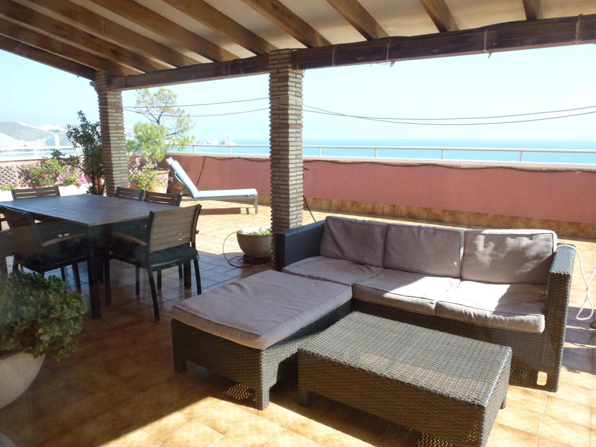 クリェラEspectacular Terraza Y Vistas En 1A Linea De Playaアパートメント エクステリア 写真
